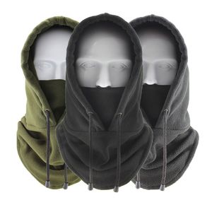 Tactische kap winter winddichte wandelpappen mannen warme thermische fleece balaclava gezicht beanies ski fiets motorfiets fietsen nek warmere helm hoed 221201