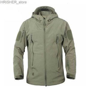 Vestes tactiques 2021 veste SoftShell imperméable extérieure chasse coupe-vent manteau de ski randonnée pluie camping pêche vêtements tactiques hommes femmes L231218