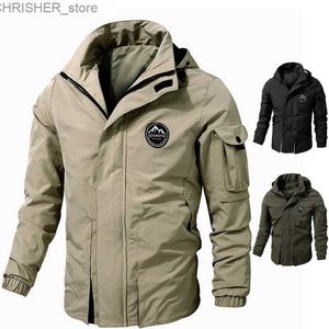 Chaquetas tácticas Chaquetas informales para hombre, ropa técnica a prueba de viento, bombardero militar negro y verde Cargo, ropa de primavera y otoño de gran tamaño 6XL 7XL 8XLL231218, 2023