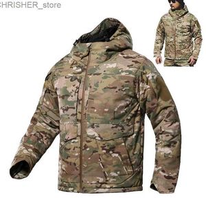 Tactische jassen M65 Militaire tactische jas Windjack voor heren Tactisch militair uniform Hoodie Multi-pocket winterjas voor herenL231218
