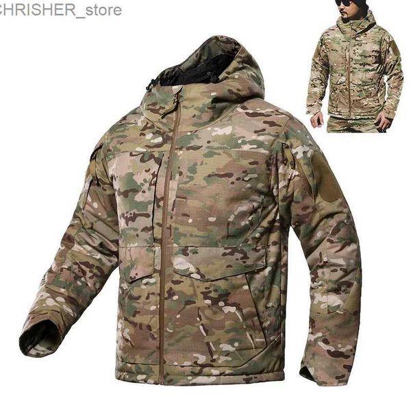 Chaquetas tácticas M65 Chaqueta táctica militar Cazadora para hombre Uniforme militar táctico Sudadera con capucha Chaqueta de invierno con múltiples bolsillos para hombre L231218