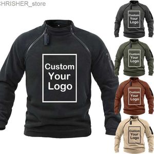 Tactische Jassen Mannelijke Fleece Hoodies Army Combat Tactische Sweatshirts Militaire Hoodies Mannen Shirts met lange mouwenL231218