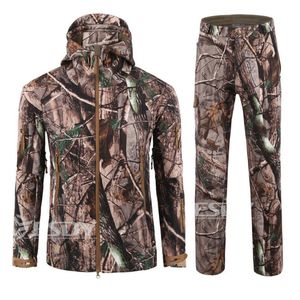 Vestes tactiques Hommes Extérieur Vêtements de chasse Coupe-vent Manteaux imperméables Hommes Camouflage TAD Soft Shell Veste polaire militaire CX200801