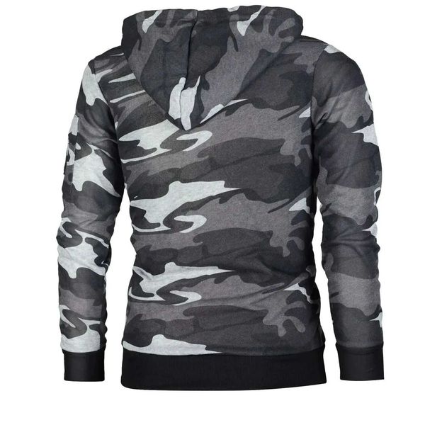 Chaquetas tácticas Nuevos hombres Camuflaje Sudaderas con capucha Sudaderas con cremallera Sudadera con capucha Hombres Sudadera Color sólido Hombre Sudaderas con capucha para hombre L2031218