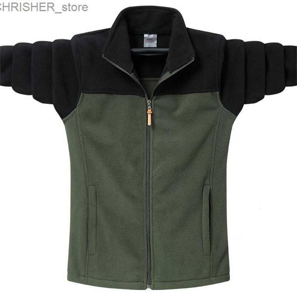 Chaquetas tácticas Tallas grandes 9XL Sudaderas con capucha tácticas Sudaderas Hombres Terciopelo Cremallera Cálida 7XL 8XL Chaqueta ajustada informal Ropa deportiva Abrigos de lana suaveL231218