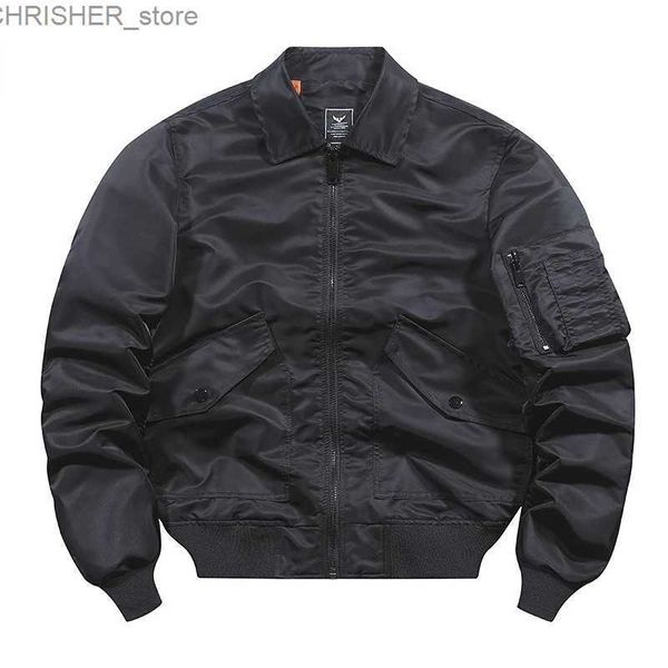 Tactique Vestes Pilote tactique hommes veste militaire Bomber manteaux décontracté solide fermeture éclair grande poche coton rembourré veste Jaqueta Masculina ChaquetasL231218