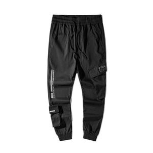 Tactische joggers met zijzakken Disettachable Lower Pocket Streetstyle Techwear Darkwear Streetgoth X0723