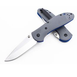 Couteau tactique Mel Pardue EDC BM 551 Couteau pliant Griptilian AXIS 3,45" S30V Satin Drop Point Lame unie Gris Noryl GTX Poignées - 551