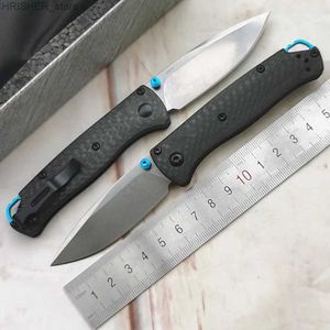 Tactische Messen JUFULE Nieuwe Mini Bugout 533 Koolstofvezel Mark S90V Kogellagers Pocket Survival EDC Tool Camping Jacht Outdoor ZakmesL2403