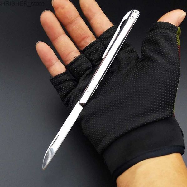 Cuchillos tácticos Mini cuchillo plegable con clip EDC barato Cuchillos de frutas para acampar Senderismo al aire libre Supervivencia Cuchillos de bolsillo pequeños Herramientas de corte para hombres L2403