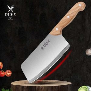 Tactische Messen PLYS Rvs Vleesmes Huishoudelijke Womens Model Keuken Vleesmes Licht Handvat Utility KnifeL2403