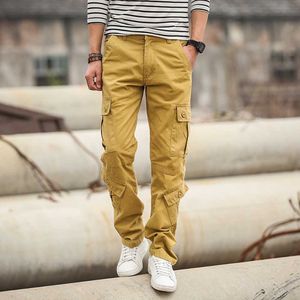 Tactische losse baggy cargo broek mannen casual militaire stijl hiphop harem broek streetwear rechte trendy kleding