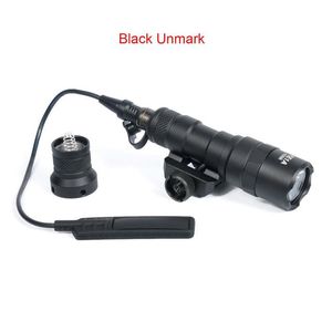 Tactique M300B M300 Scout Light HK416 AK47 Fusil Surefir lampe de poche LED Torche de chasse Momentary Pressure Pad Switch-Black