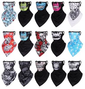 Foulards magiques tactiques crâne Bandanas Turban écharpe masque Fitness masques de visage en plein air tête cou enveloppement guêtre cyclisme bouche couverture sans couture cagoule masque