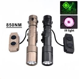 Lampe de poche tactique en métal longue 1300 LM REIN 2.0 IR, lumière Ultra brillante pour la chasse et la Reconnaissance, accessoires Airsoft