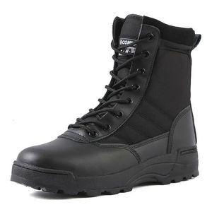 Botas militares tácticas Botas para hombres Fuerza especial Botas militares de combate en el desierto Botas para caminar al aire libre Zapatos de tobillo Zapatos de seguridad para el trabajo para hombres 231225