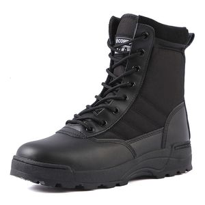 Bottes militaires tactiques Forces spéciales du désert Combat Bottes de l'armée Bottes de randonnée extérieure Chaussures de la cheville Chaussures de sécurité 240520