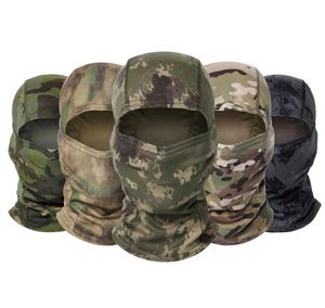 Masque de cagoule de Camouflage militaire tactique, cyclisme en plein air, pêche, chasse, Protection de l'armée, chapeau de cagoule, couverture de masque facial