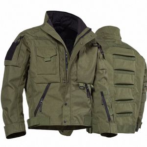 Veste militaire tactique Hommes Casual Multi Poche Résistant aux rayures Cargo Vestes Mâle Chasse En Plein Air Combat Armée Police Manteaux 76FY #