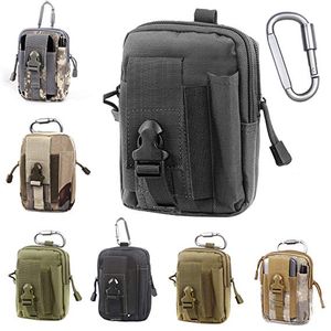 Tactisch Molle EDC POUCH COMPACT 1000D Multifunctionele Utility Gadget Belt Taille Tas met Holster Holster