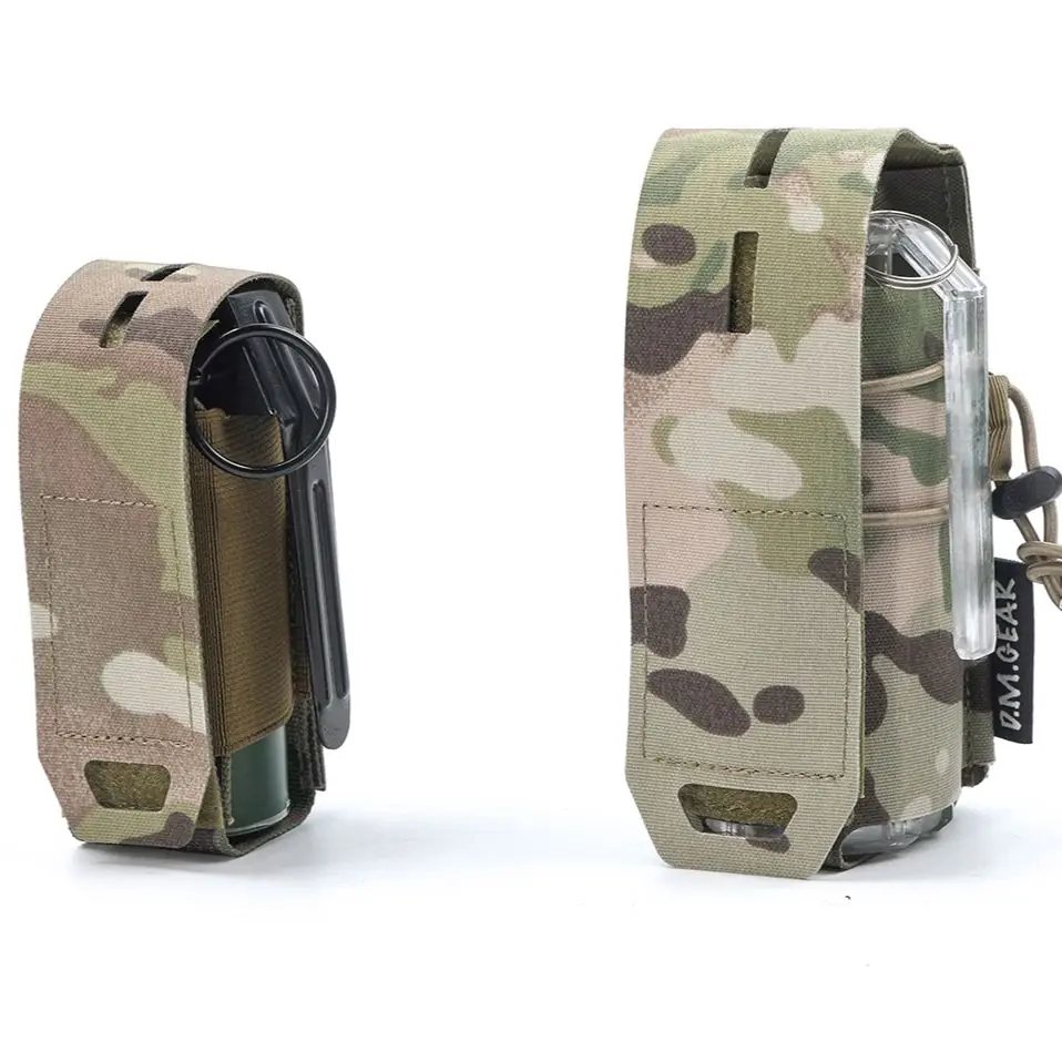 Tactical Molle Granada Grenade Pouch Smoke Flashbang Dummy Bag Militär Modular Hunt Airsoft Magazine Holder Equipment Accessory