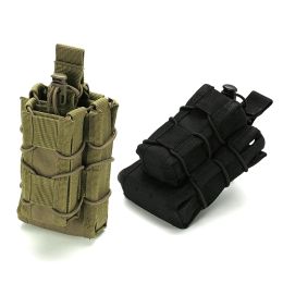 Tactical Molle Magazine Pouch Bag Holder voor M4 M14 AK, Open Top Rifle Mag Pouch Magazine Carrier Case Airsoft Hunting Accessoire