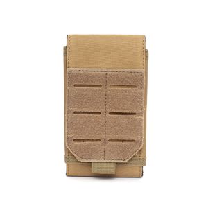 Funda táctica Molle para teléfono, funda para cinturón de teléfono móvil con lazo resistente cortado con láser, funda para teléfono