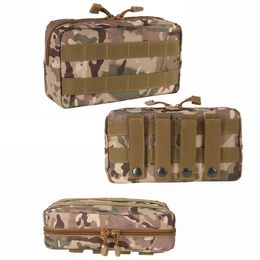 Tactical Molle Pouch Riem Taille Pack EDC Medische Zak Militaire Taille Pack Hunting Accessoires Pouch Travel Camping Tassen Pocket Y0803