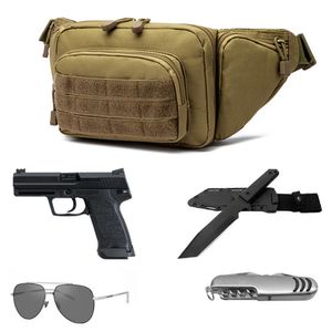 Sac de taille militaire tactique MOLLE MENSE Men de travail EDC Sac à outils Gadget Organisateur de gadins