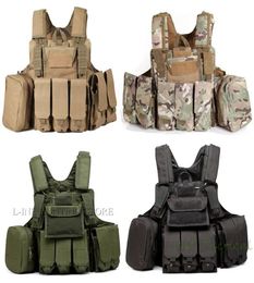 Gilet tactique Molle CIRAS Paintball Combat, plaque d'armure libérable, porte-plaque, chasse, MagPouch Rig Vest5823639