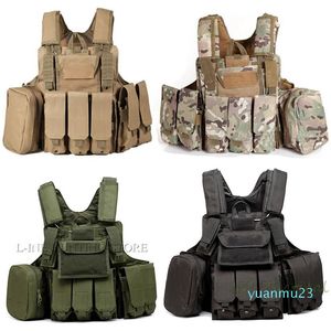 Tactisch Molle Vest CIRAS Paintball Combat Losmaakbare Armor Plate Carrier Strike Hunting MagPouch Rig Vest