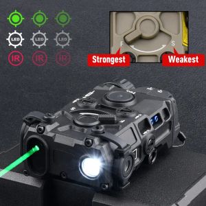 Laser tactique OGL en plastique et Nylon, rouge, vert, bleu, IR, lumière LED blanche, luminosité réglable, Version complète