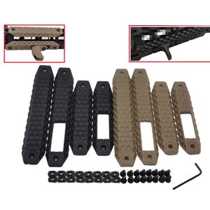 Tactische buitenactiviteitenapparatuur Nylon Railscales RS XOS in MLOK/Keymod Rail -covers voor jachtaccessoires