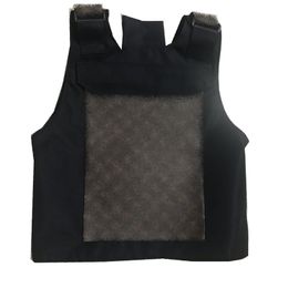 Chaleco táctico de cuero para exteriores, ropa sin mangas con estampado de flores y letras a la moda para mujeres y hombres, chalecos para montar en bicicleta, ropa de juego de guerra