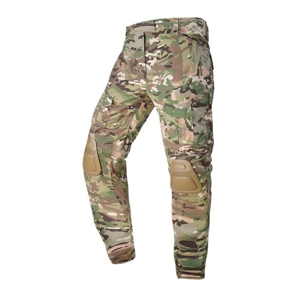 Pantalon tactique pantalon Cargo uniforme militaire formation Camouflage pantalon de chasse vêtements de Paintball avec coussinets multi-poches X0626278d