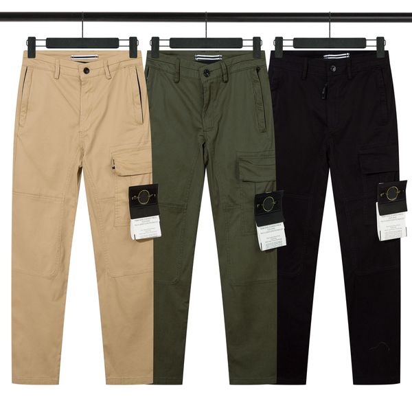 Pantalon tactique pour hommes noir vert kaki marque de mode en plein air St veste pour homme pantalon taille M-2xl vêtement teint pantalon Cargo régulier