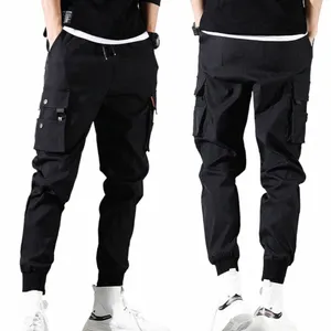 Pantalon tactique pour hommes multiples poches pantalons cargo combat cott pant pantalon de police occasionnel pantalon de travail de randonnée mâle v0ez #