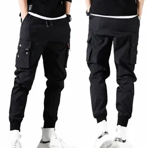 Pantalones tácticos para hombres Pantalones múltiples Pantalones de carga Combat Cott Pant Cotual Policía Pantalones Pantalones de senderismo Male Y7ao#