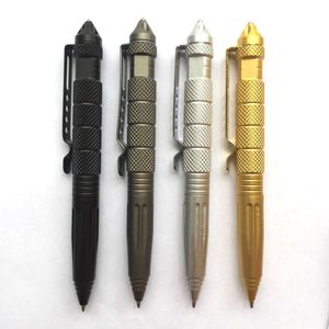 Outdoor Gadgets Aluminum Tactical Pen Ballpoint Tungsten Steel Security Protection Personal Defense Tool Defence EDC Multifunction