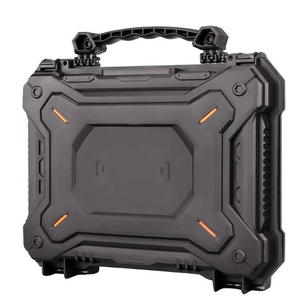 Boîte de sécurité de l'équipement de l'instrument de précision tactique 32 cm (12,6 pouces) Boîte à outils résistante à la poussière, imperméable et résistant à l'impact