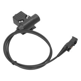 PTT táctico con cable de interfono para auriculares tácticos U94 Lanzamiento de PTT Motorola P6600