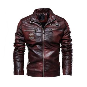 Tactical Pu lederen jas mannen winter fleece militair casual leahter jas mannelijke motorfiets windjack chaqueta cuero hombre 220816