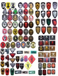 Tactische PVC-patch Outdoor Tactische rubberen patches Plastic badges Armbandstickers Klittenbandsluiting Multistijl NO145085909106