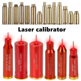 Bodénéger de formation de saut à alésage rouge tactique pour 12ga 20ga .223 .308 7,62 Calibre de calibre 9 mm Calibrateur Lasers à points rouges