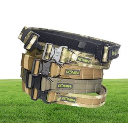 Cinturón táctico Ronin 5 cm MOLLE Traje interno y externo MC RG Ranger Liberación rápida Men039s Belts6332561