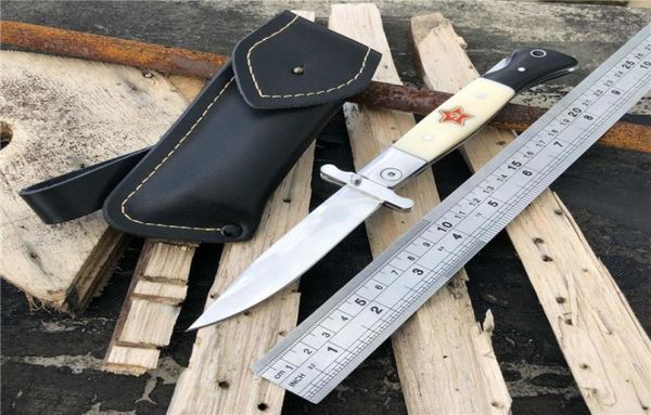 Russe tactique Finka NKVD KGB White Zakmes Fairs de survie EDC Camping Blade Military Multi Yacht Pocket3293103