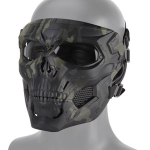 Tactique effrayant masque complet crâne Messenger masque pour la chasse Airsoft CS Halloween Festival fête film props257E