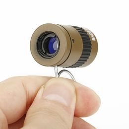 Télescope monoculaire tactique Scopes Le plus mini 2.5x17.5mm Agent Ultra Miniature Finger Buckle Télescope de poche pour le tourisme de chasse