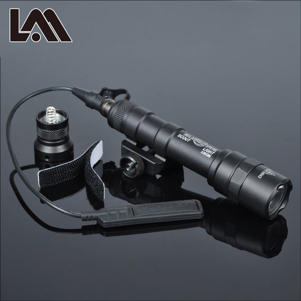 Tactique Surefir M600 M600B Pistolet Scout Lumière Lanterne Lampe Torche pour Pictinny Rail Sortie Constante/Momentanée