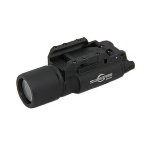 Tactical SF X300 Ultra High Ouput LED Gun Light Construcción de aleación de aluminio Negro